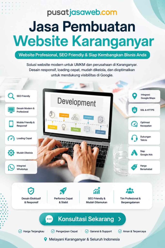 jasa pembuatan website karanganyar