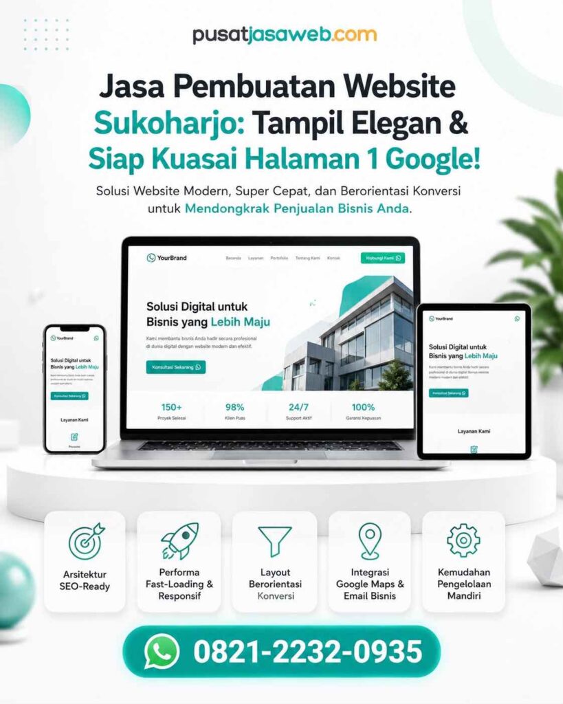 jasa pembuatan website sukoharjo